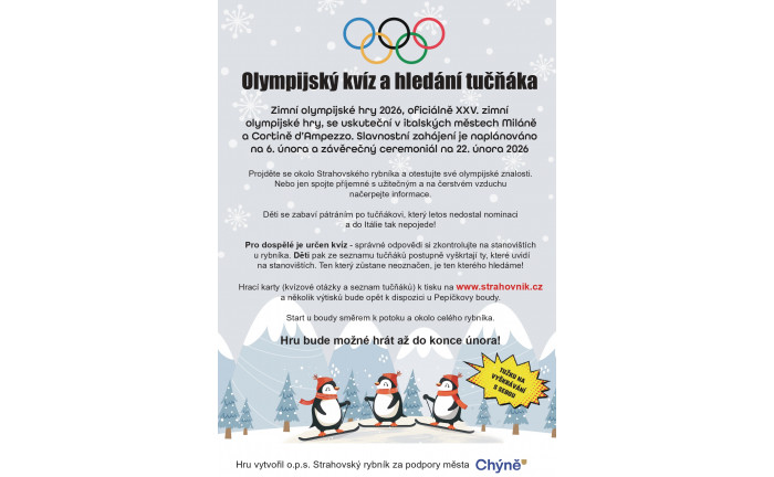 Olympijský kvíz a hledání tučňáka